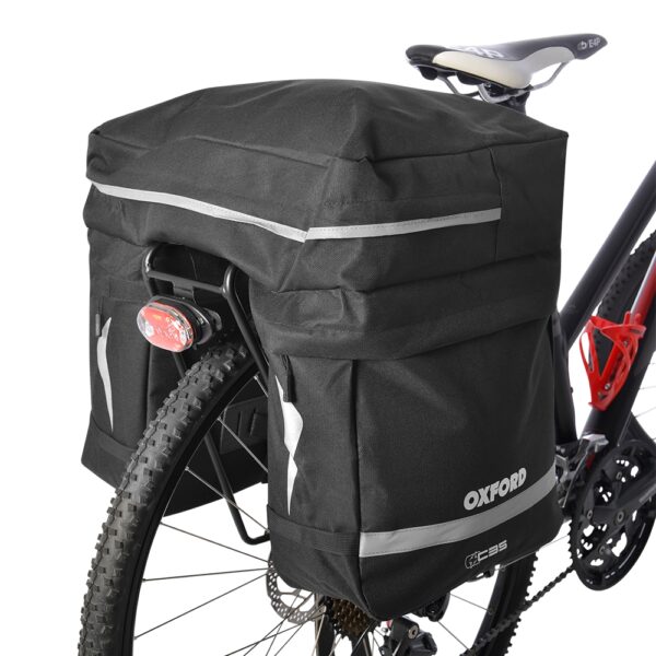 Oxford C35 Triple Pannier Bag 35L Black OL919