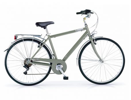 MBM Central gents hybrid bicycle MILITARY GREEN
