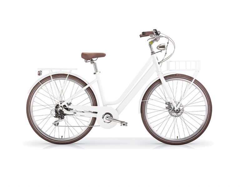 La Rue Step Through Electric Bike white