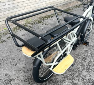 Electric Cargo Bike with full Caboose , front crate and seats