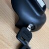 Cradle for ebike bottle battery including base and lock 2 pin