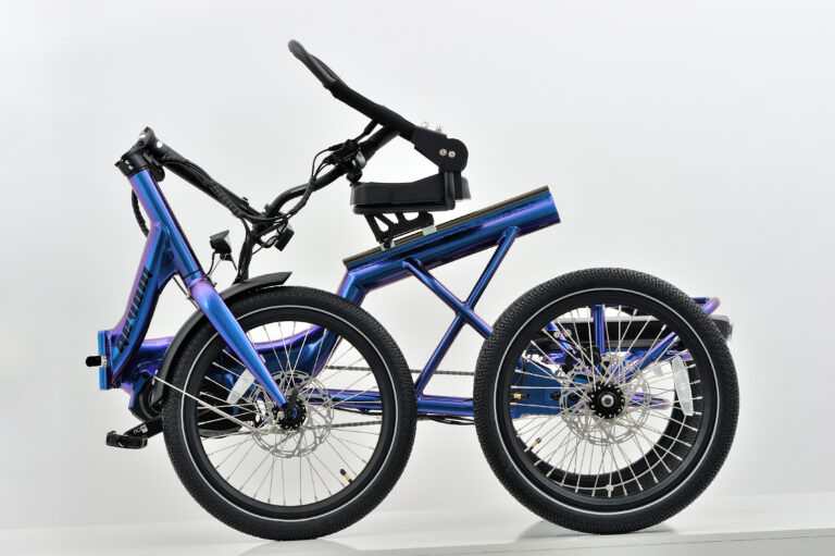 Revom T4F Semi Recumbent Folding Electric Tricycle Powabyke