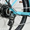 Revom tourer low step electric bike in Torquoise side view