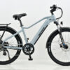 U2 All terrain electric bike side view light grey