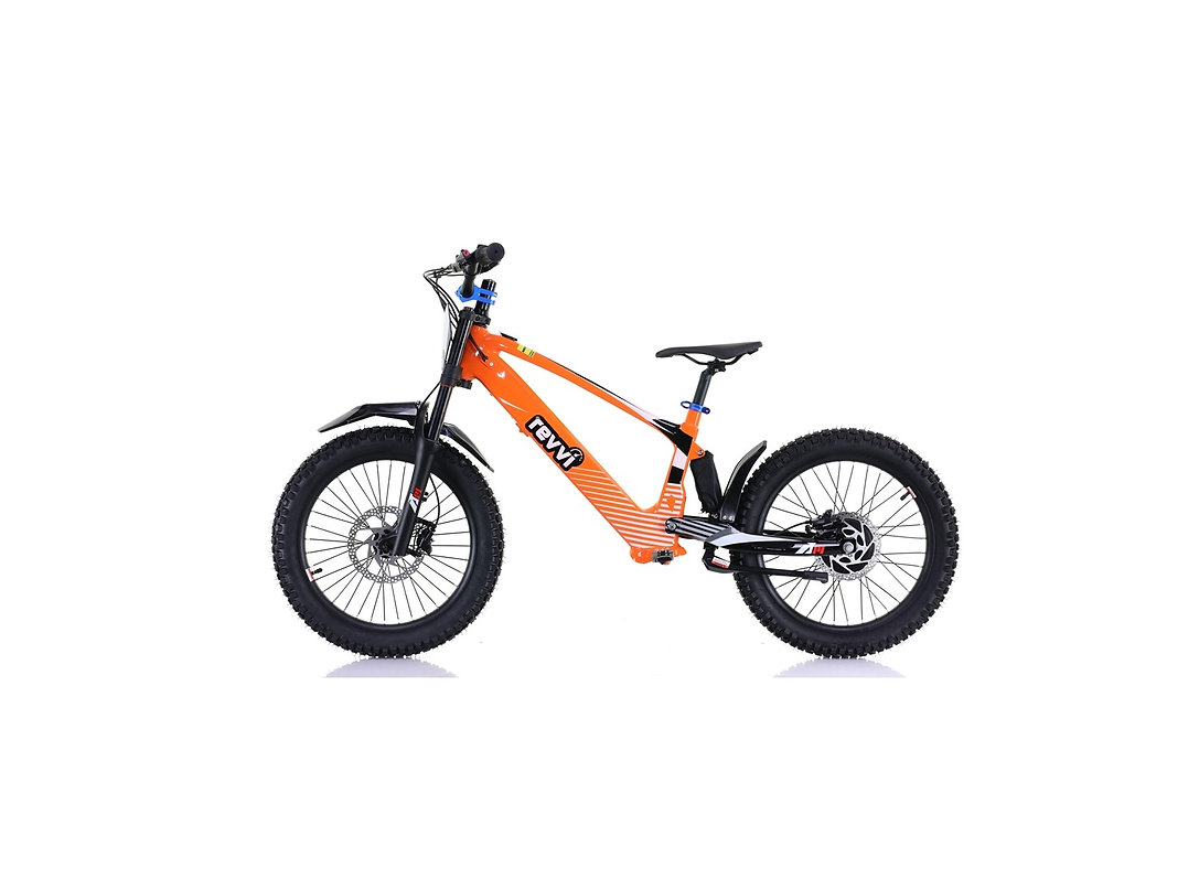 Revvi 20" Kids Electric Motor Bike Orange